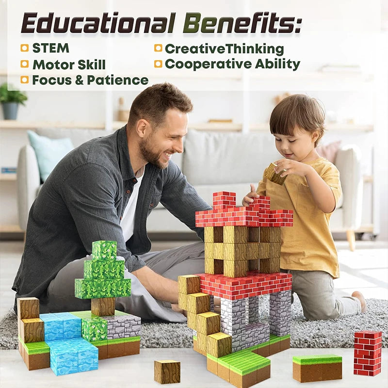 Mimelo® Magnetic Building Blocks